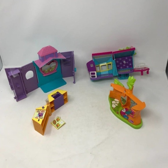 Polly Pockets Houses Bundle - Picture 1 of 6